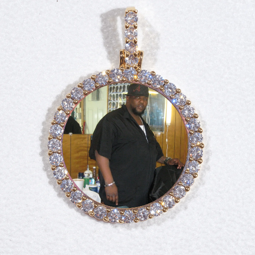 3D CIRCLE CUSTOM PICTURE PENDANT SMALL SIZE