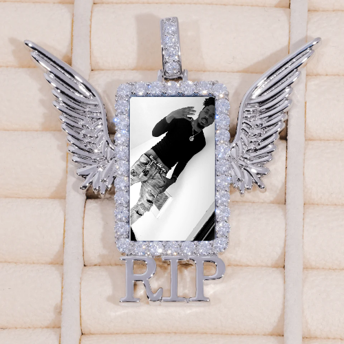 RIP WING 3D CUSTOM PICTURE PENDANT