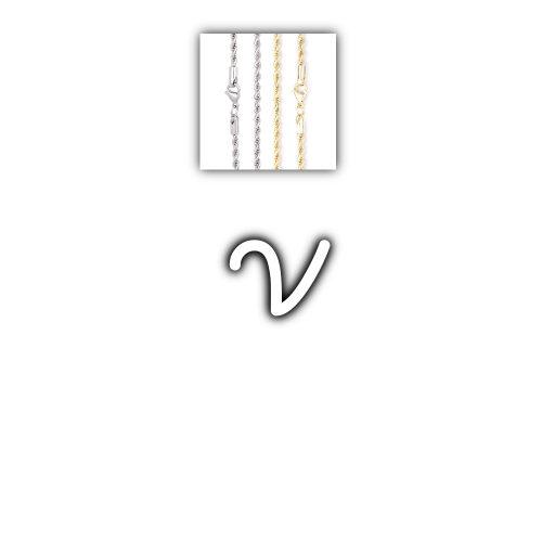 Script Custom Letter Necklace