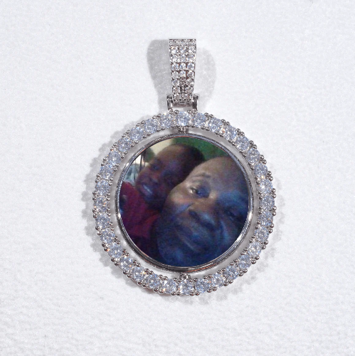 3D Spinning 2-Faced Custom Picture Pendant