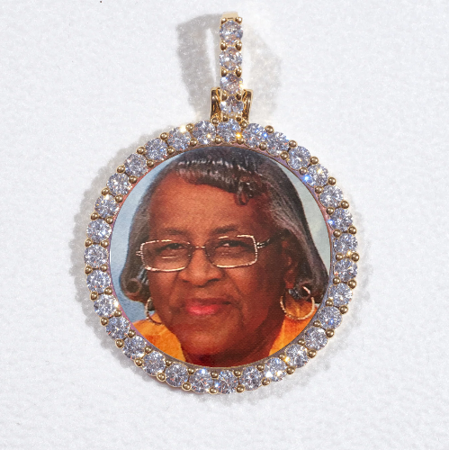 3D CIRCLE CUSTOM PICTURE PENDANT SMALL SIZE