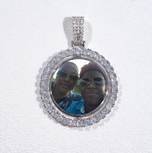 3D Spinning 2-Faced Custom Picture Pendant