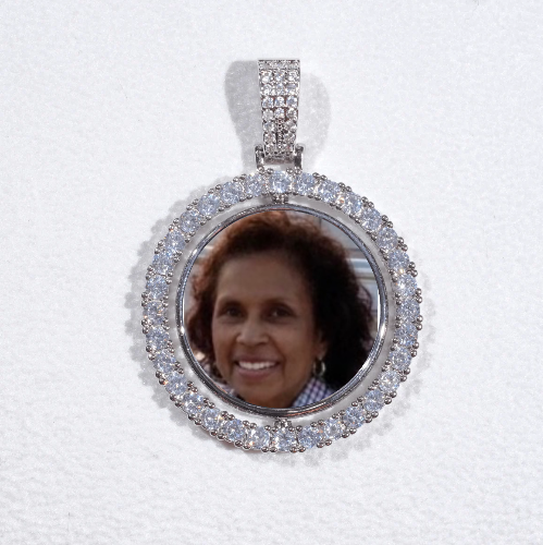 3D Spinning 2-Faced Custom Picture Pendant