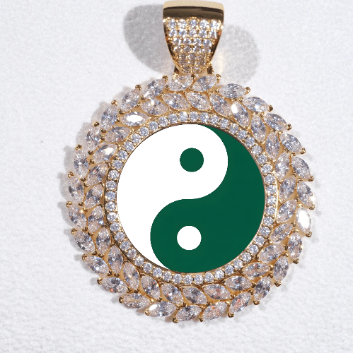 Large 3D Wheat Ear Custom Picture Pendant