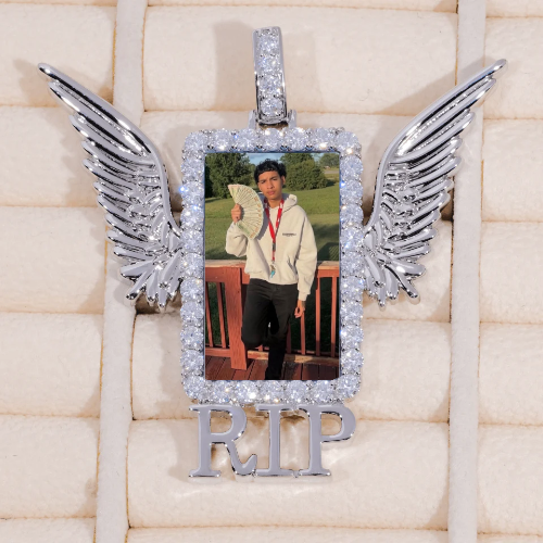 RIP WING 3D CUSTOM PICTURE PENDANT