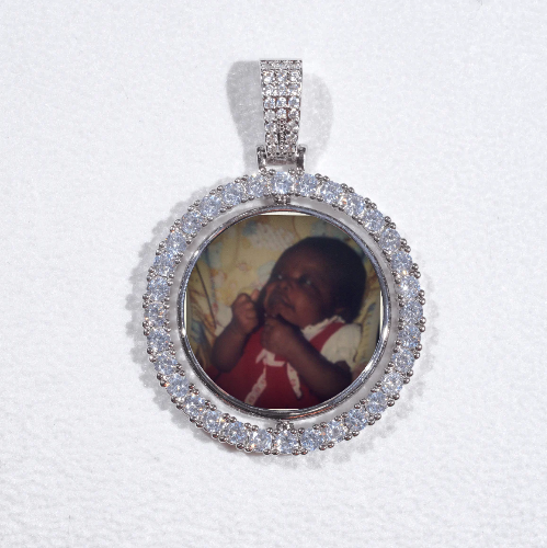 3D Spinning 2-Faced Custom Picture Pendant