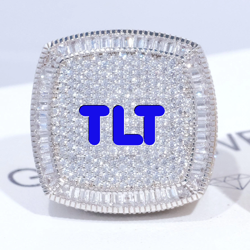 CUSTOM LETTER 3D ICED RING
