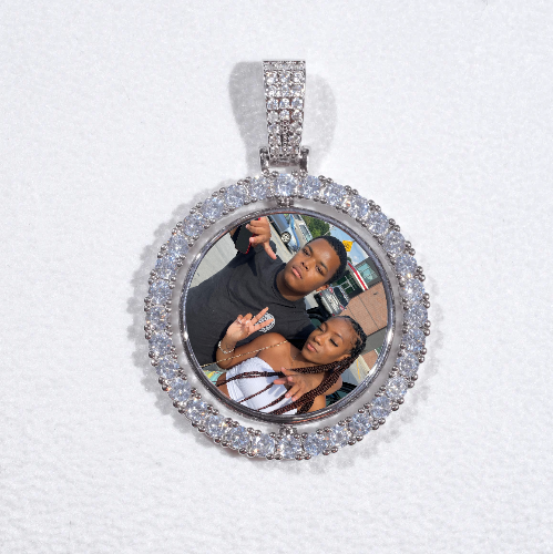 3D Spinning 2-Faced Custom Picture Pendant