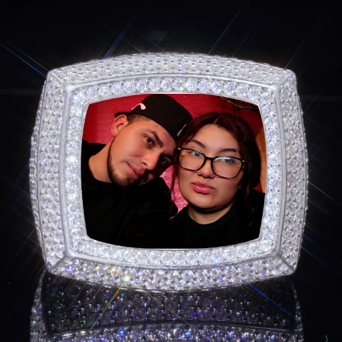 3D CUSTOM PICTURE ICED RING
