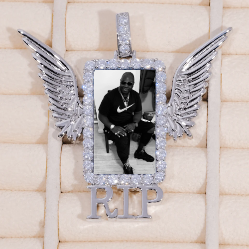 RIP WING 3D CUSTOM PICTURE PENDANT