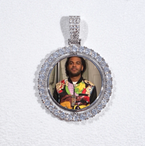 3D Spinning 2-Faced Custom Picture Pendant