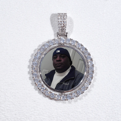 3D Spinning 2-Faced Custom Picture Pendant