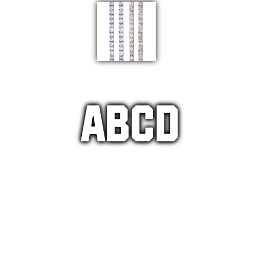 Custom Letters Baguette Two Layer Necklace