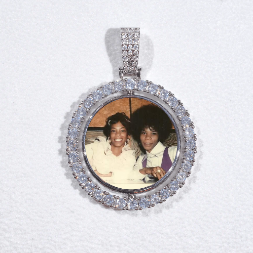 3D Spinning 2-Faced Custom Picture Pendant