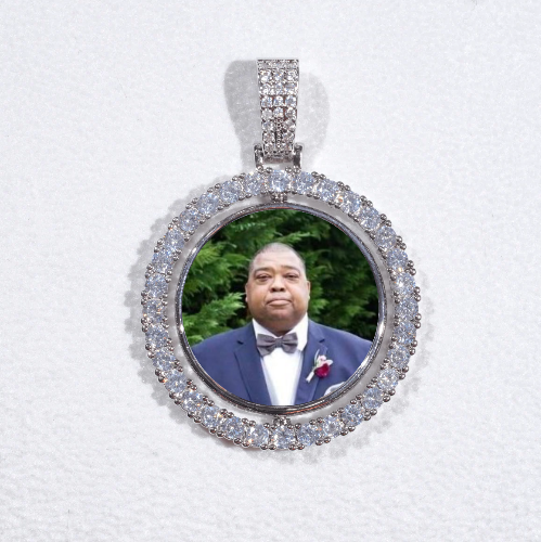 3D Spinning 2-Faced Custom Picture Pendant