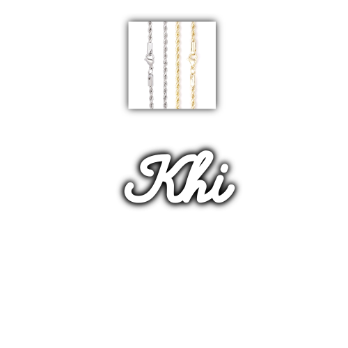 Script Custom Letter Necklace