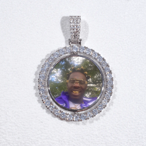 3D Spinning 2-Faced Custom Picture Pendant