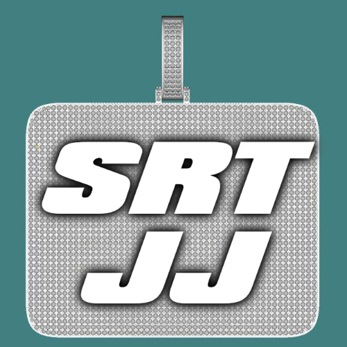 CUSTOM LETTER NECKLACE 3D BIG SQUARE