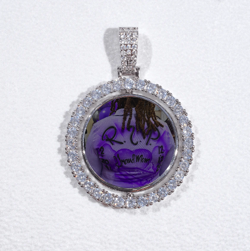 3D Spinning 2-Faced Custom Picture Pendant