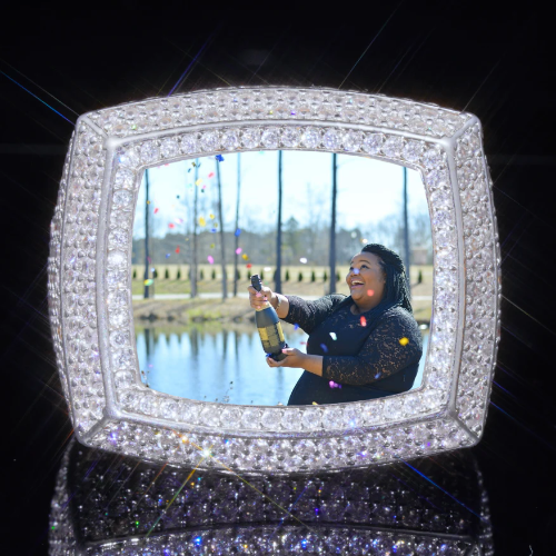 3D CUSTOM PICTURE ICED RING