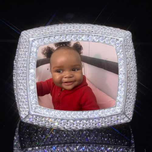 3D CUSTOM PICTURE ICED RING