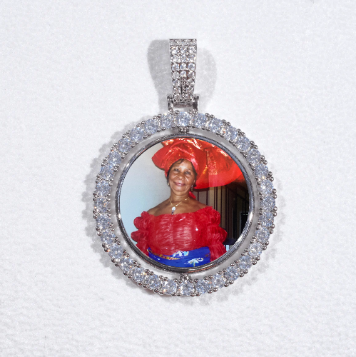 3D Spinning 2-Faced Custom Picture Pendant