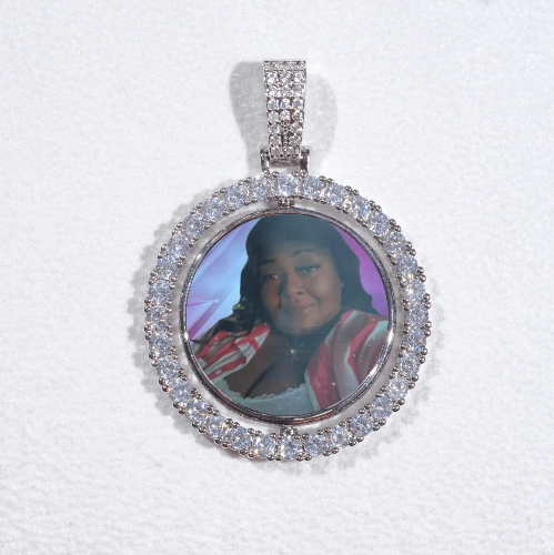 3D Spinning 2-Faced Custom Picture Pendant