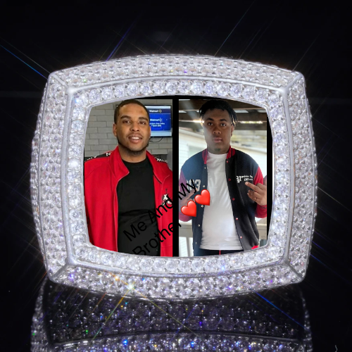 3D CUSTOM PICTURE ICED RING