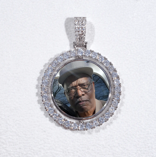 3D Spinning 2-Faced Custom Picture Pendant