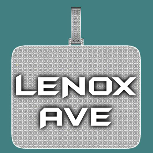 CUSTOM LETTER NECKLACE 3D BIG SQUARE