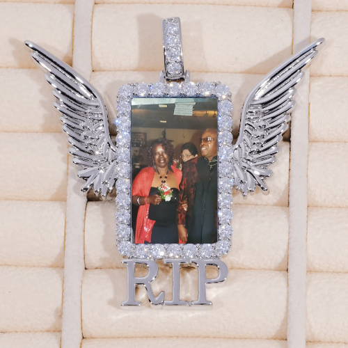 RIP WING 3D CUSTOM PICTURE PENDANT