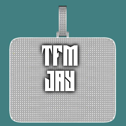 CUSTOM LETTER NECKLACE 3D BIG SQUARE