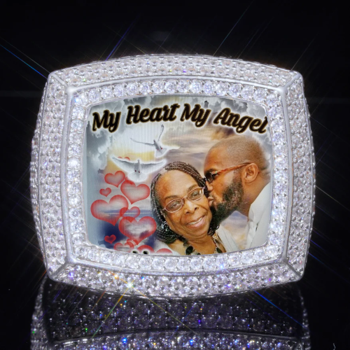 3D CUSTOM PICTURE ICED RING