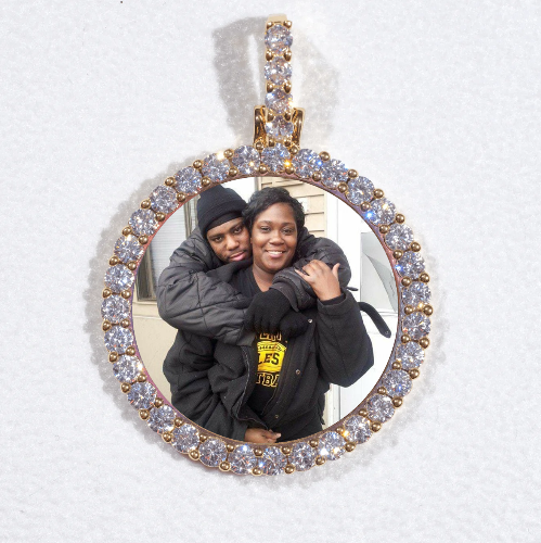 3D CIRCLE CUSTOM PICTURE PENDANT SMALL SIZE