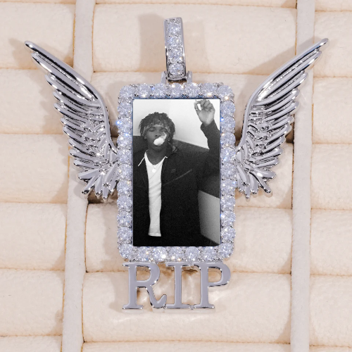 RIP WING 3D CUSTOM PICTURE PENDANT