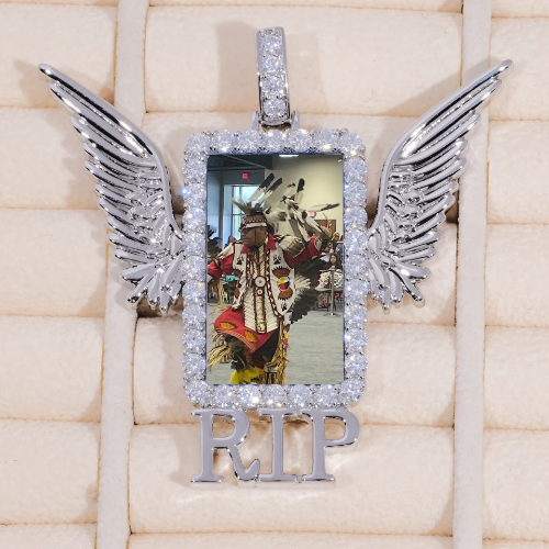 RIP WING 3D CUSTOM PICTURE PENDANT