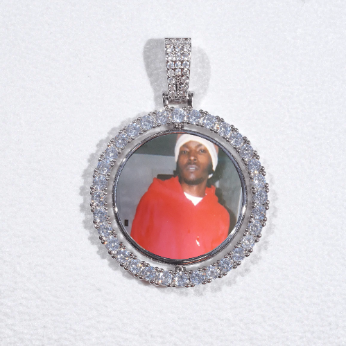 3D Spinning 2-Faced Custom Picture Pendant