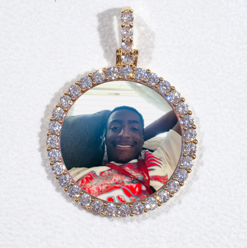 3D CIRCLE CUSTOM PICTURE PENDANT SMALL SIZE