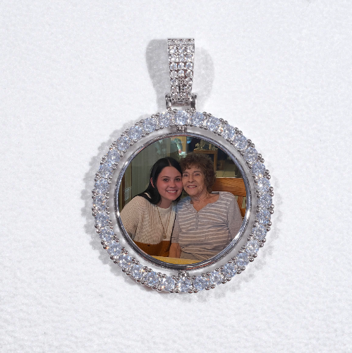 3D Spinning 2-Faced Custom Picture Pendant