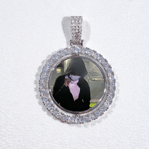 3D Spinning 2-Faced Custom Picture Pendant