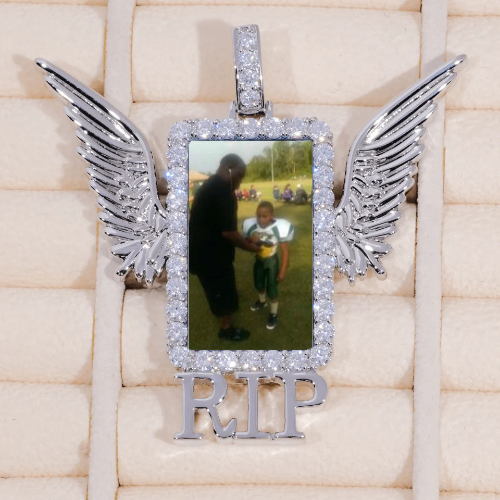 RIP WING 3D CUSTOM PICTURE PENDANT