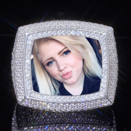 3D CUSTOM PICTURE ICED RING