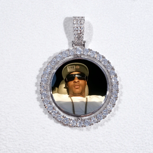 3D Spinning 2-Faced Custom Picture Pendant