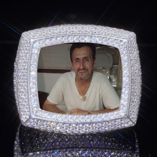 3D CUSTOM PICTURE ICED RING