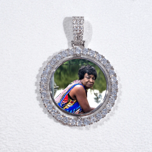 3D Spinning 2-Faced Custom Picture Pendant