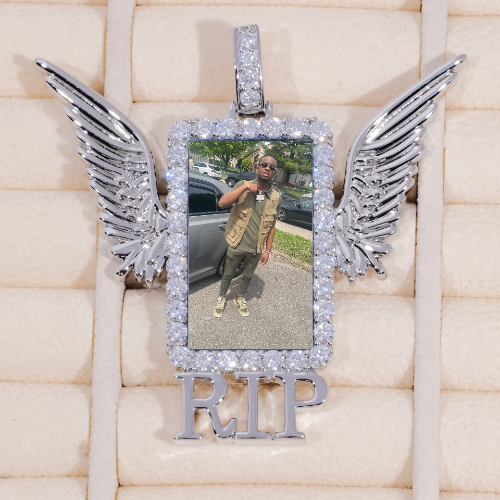 RIP WING 3D CUSTOM PICTURE PENDANT