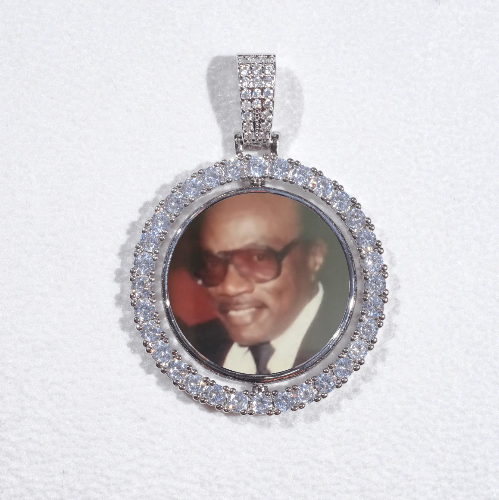3D Spinning 2-Faced Custom Picture Pendant