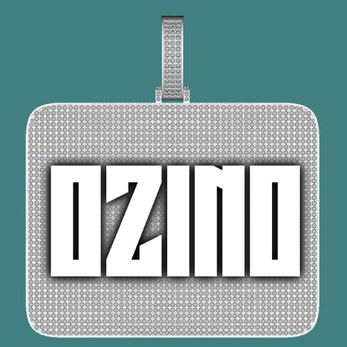 CUSTOM LETTER NECKLACE 3D BIG SQUARE
