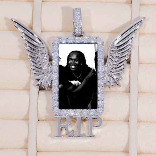 RIP WING 3D CUSTOM PICTURE PENDANT