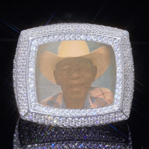 3D CUSTOM PICTURE ICED RING